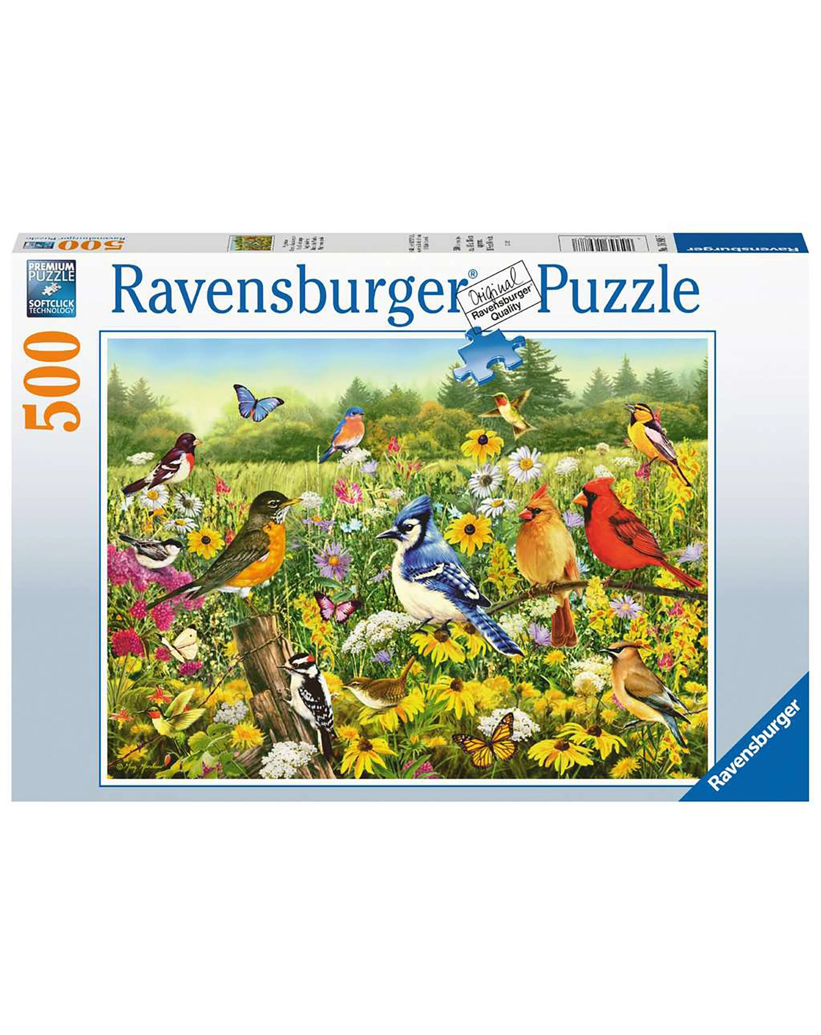 Puzzle VOGELWIESE 500-teilig
