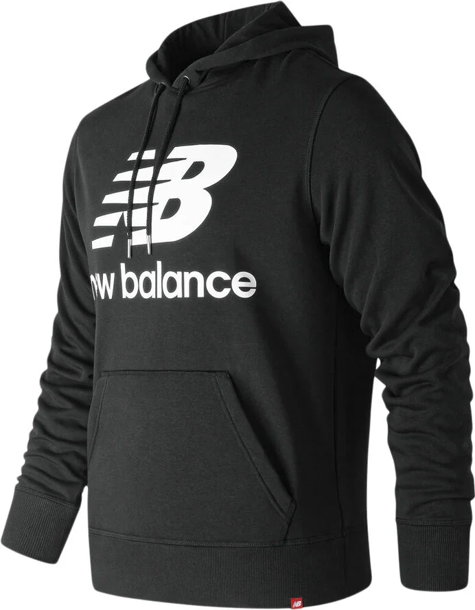 New Balance Essentials Stacked Logo Haettetroje Sort