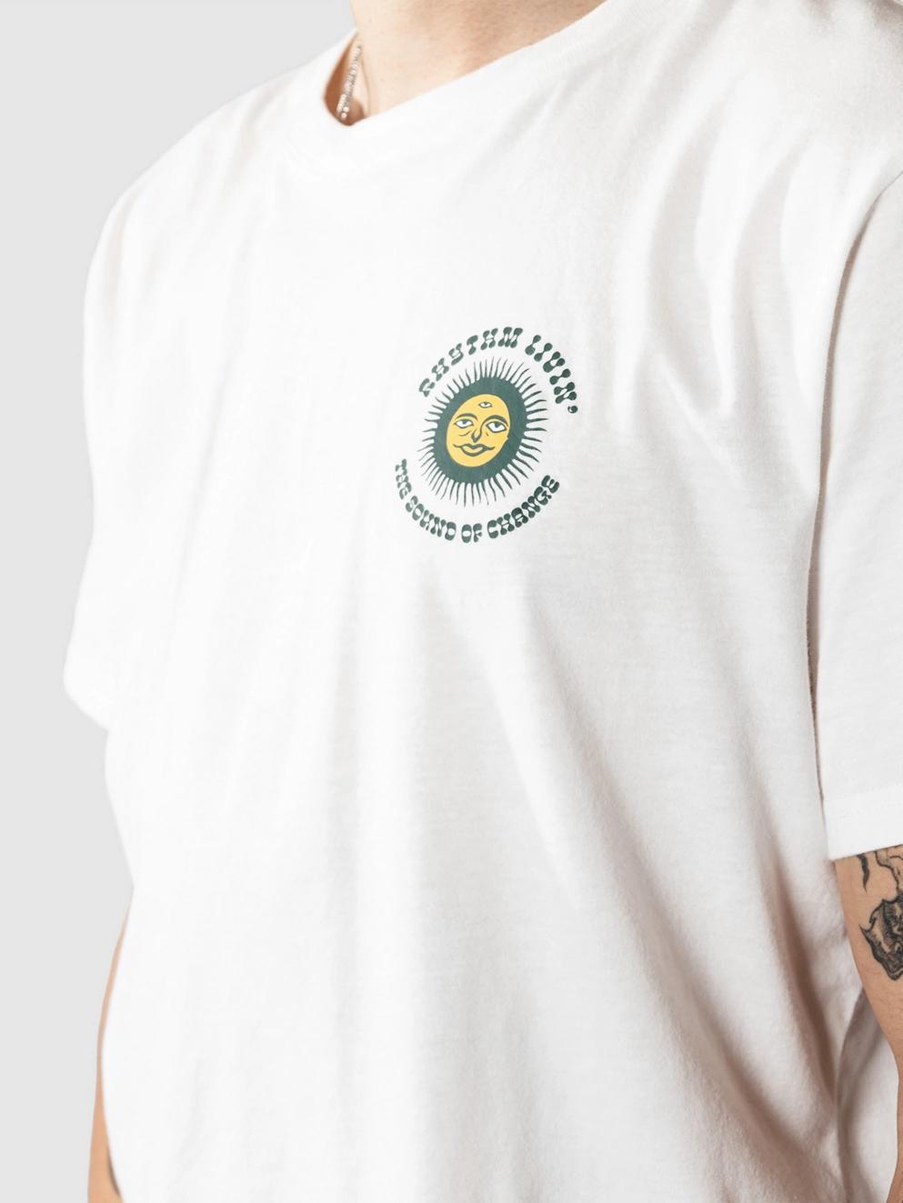 Rhythm Sun Life T-Shirt vintage white