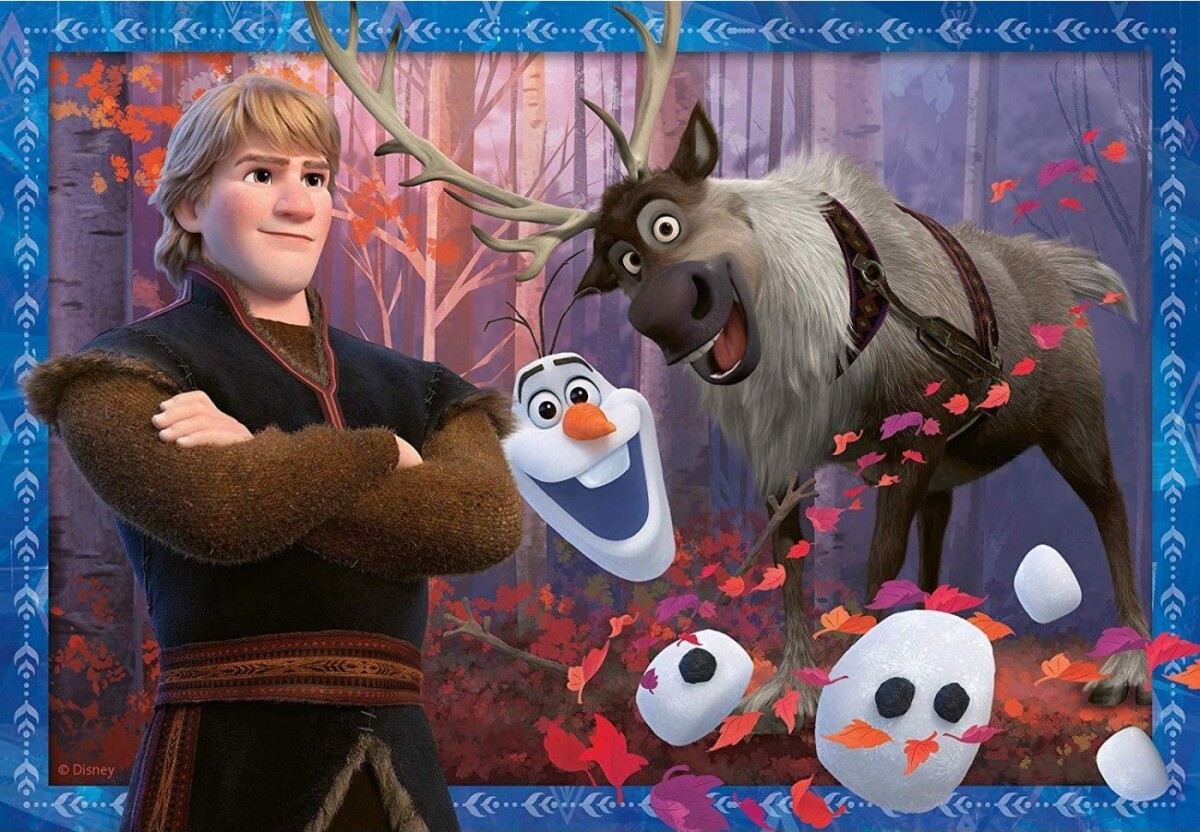 Frost Puslespil - Disney Frost 2 - 2X24 Brikker - Ravensburger