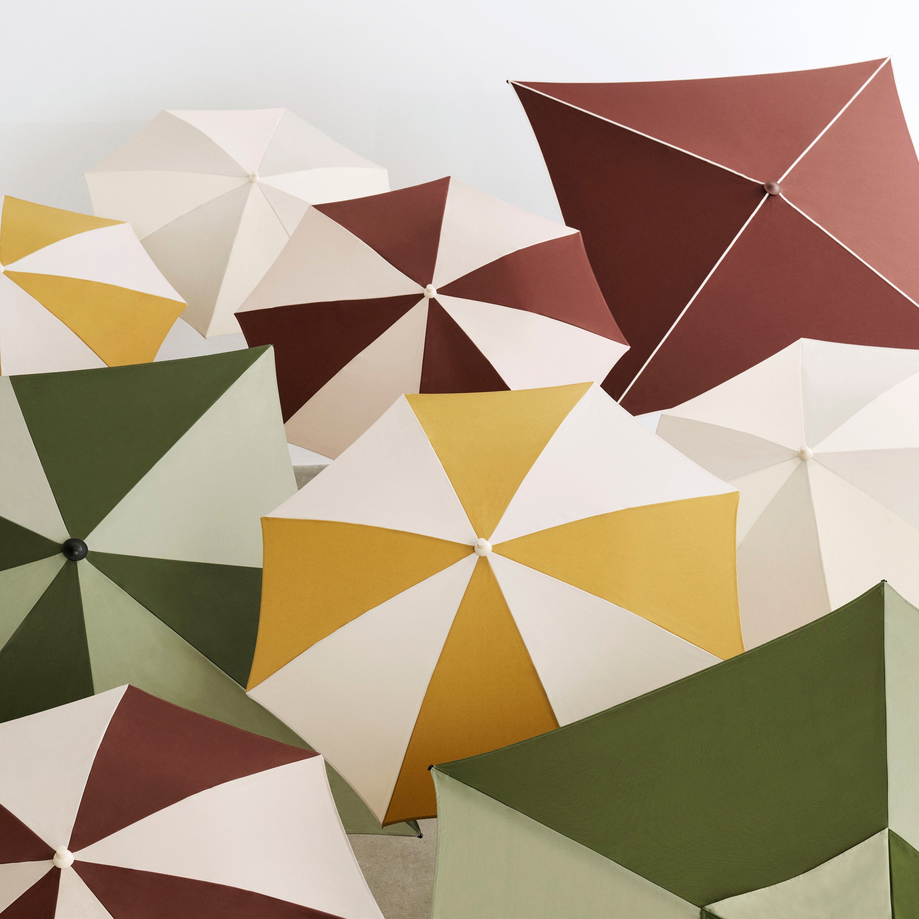 HAY Terrazza Parasol Vierkant - Groen