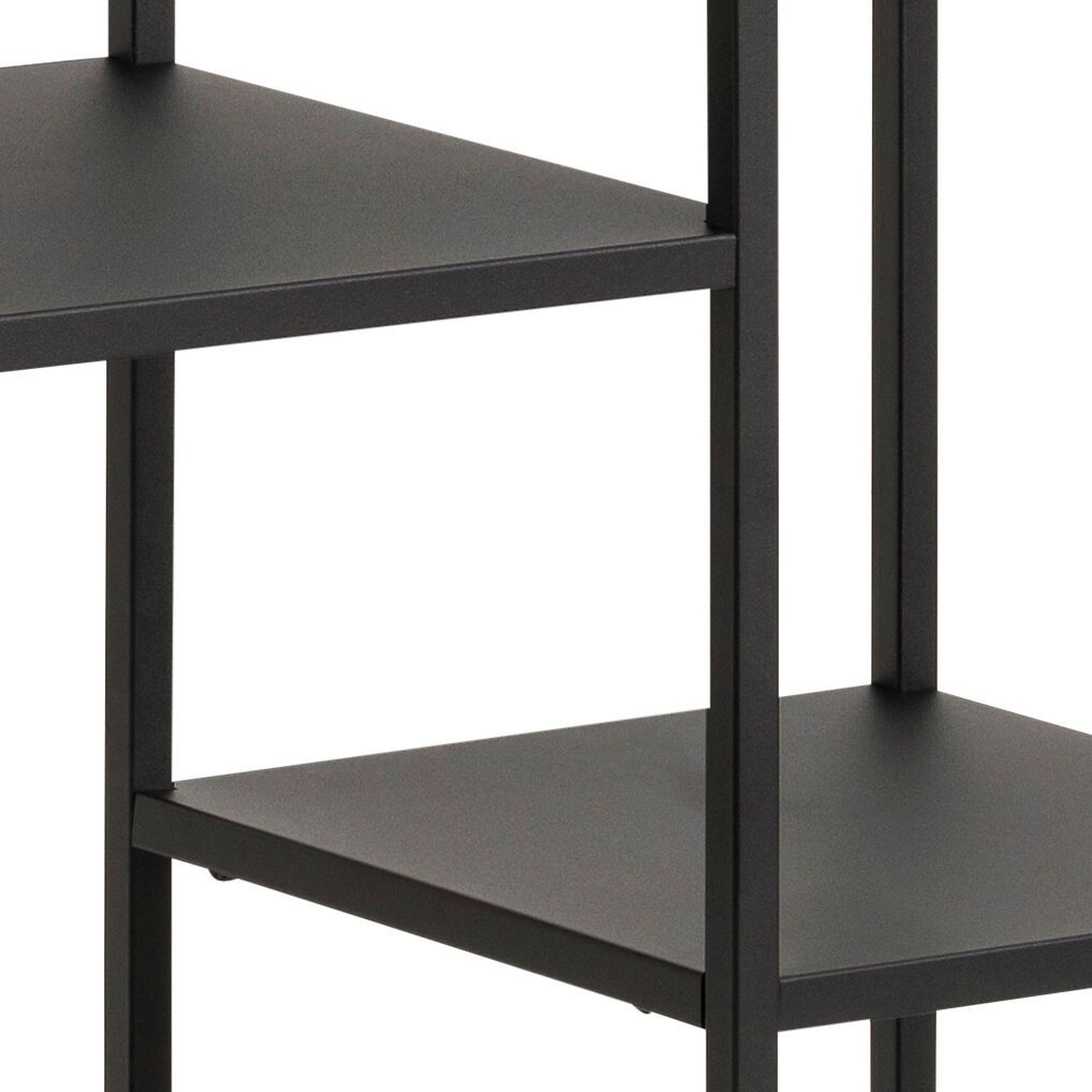 JAXTON Regal - Schwarz / B: 79.5 cm x T: 30.0 cm x H: 86.0 cm