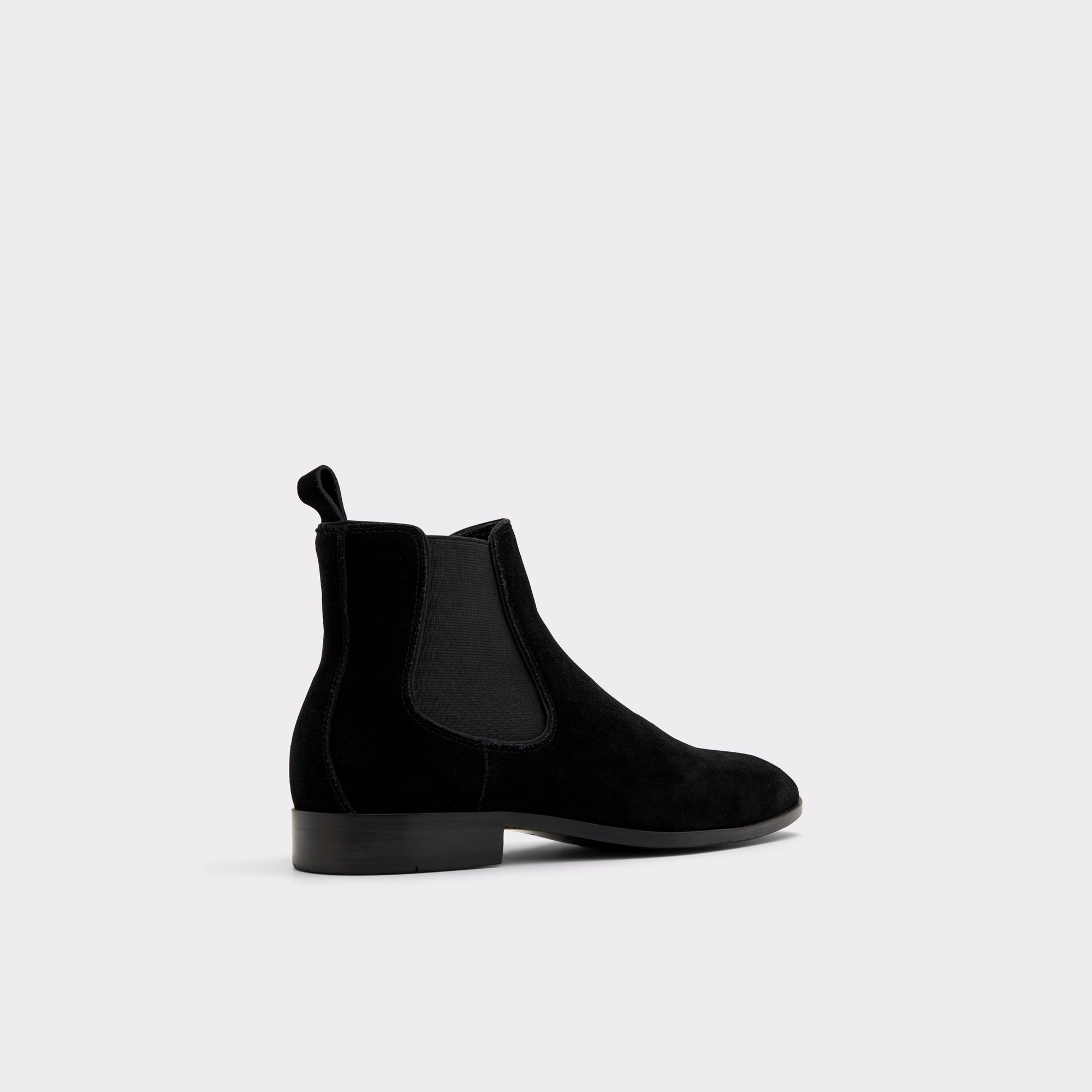 Perth Black Leather Suede Men Dress boots