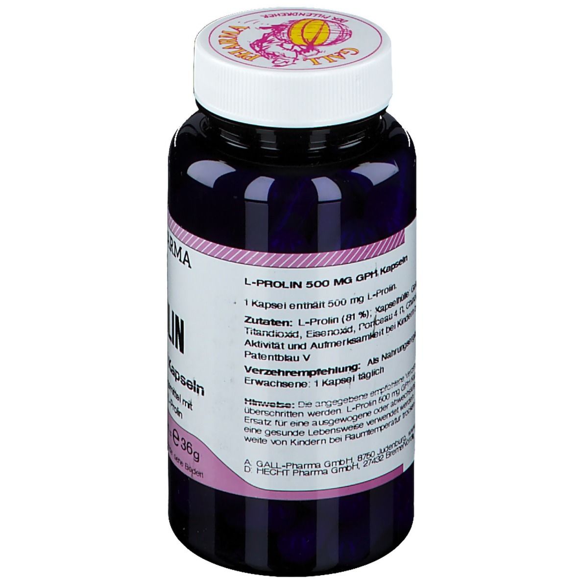GALL PHARMA L-Prolin 500 mg GPH Kapseln