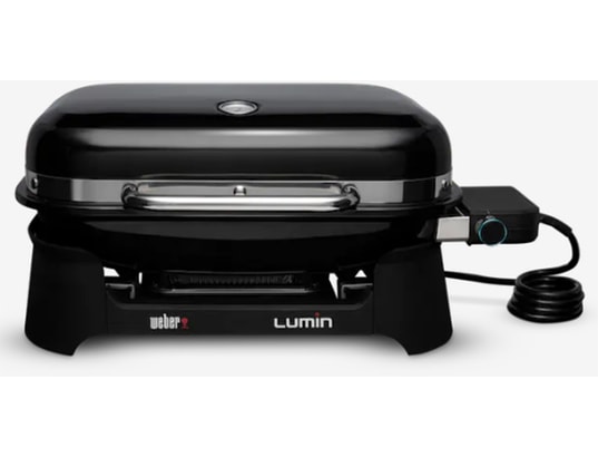 WEBER - Barbecue électrique Lumin black, 2200W, Grille en fonte