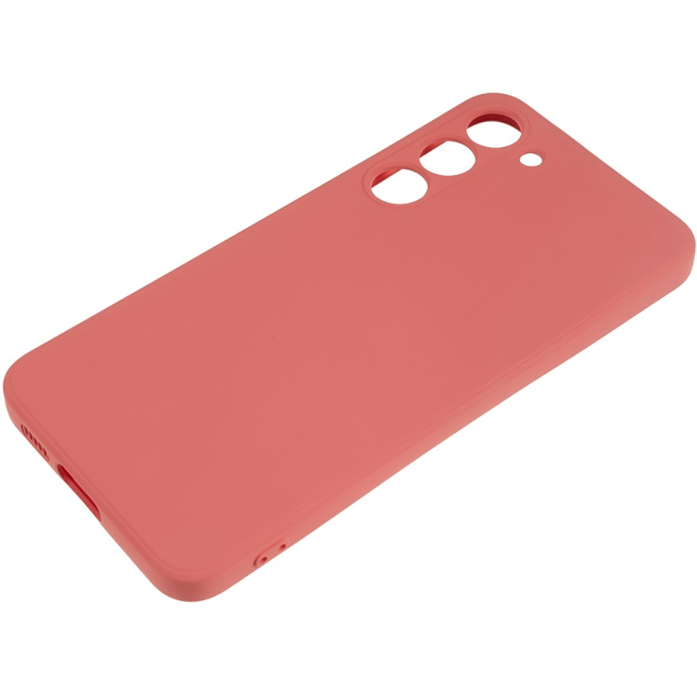 Samsung Galaxy S23 5G Gummi Case Hülle mit Kameraschutz - Korall Rot (Matt)