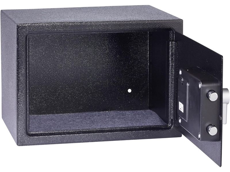 Yale Möbeltresor Value Safe M, 16.3 l, Schwarz Tresor mit Tastenfeld und LED-Anzeige