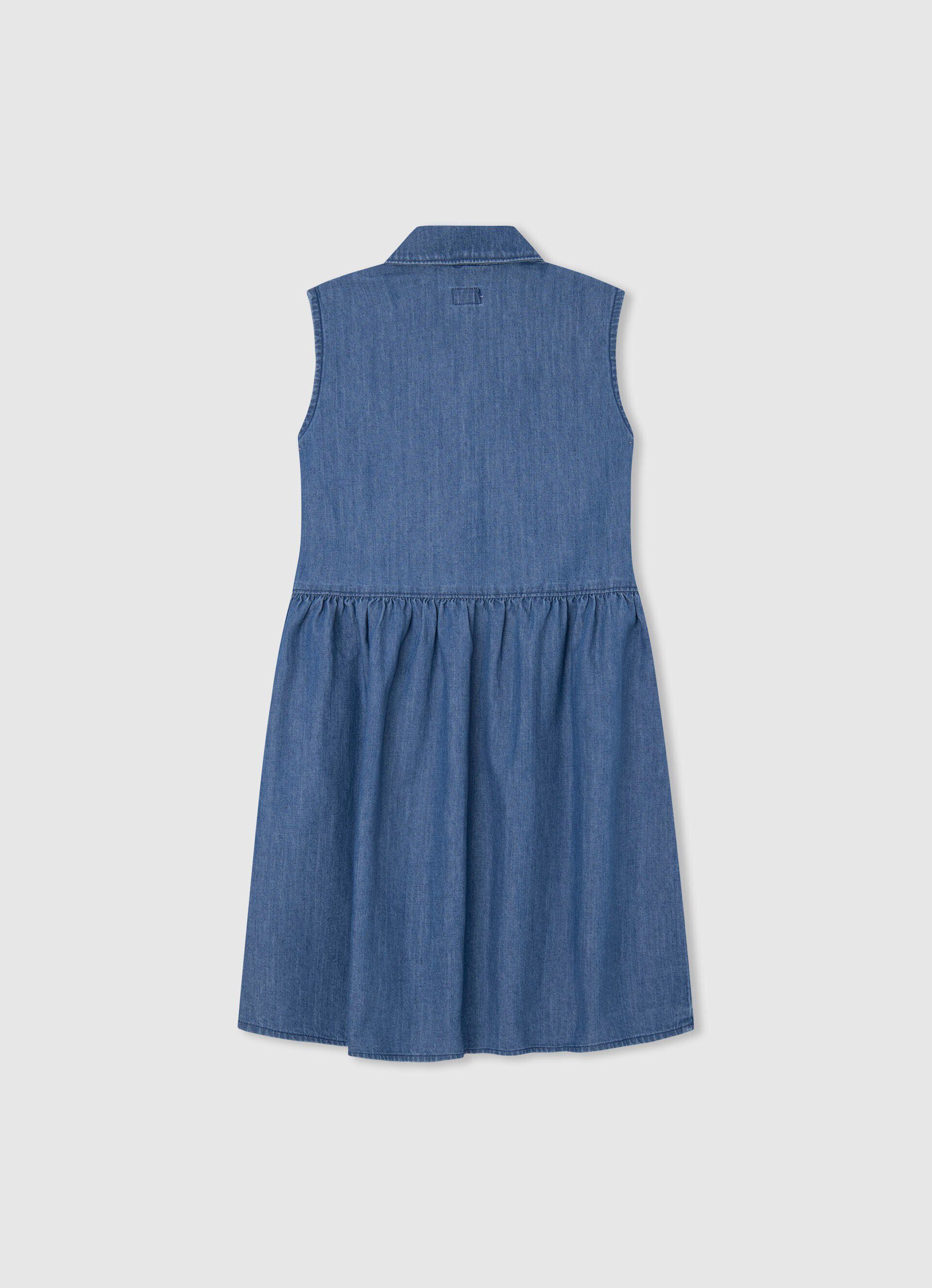 VESTIDO DENIM MANGA SISA - denim