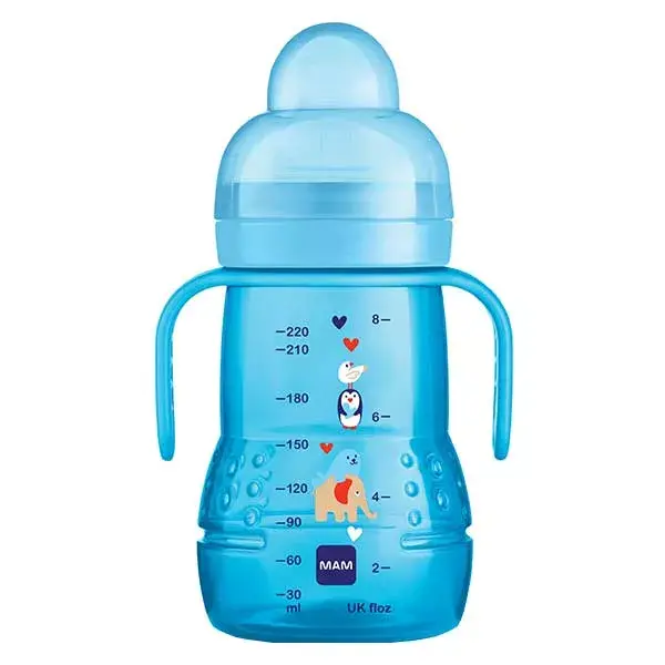 Mamadeira de Transição MAM +4 meses Blue Space 220ml