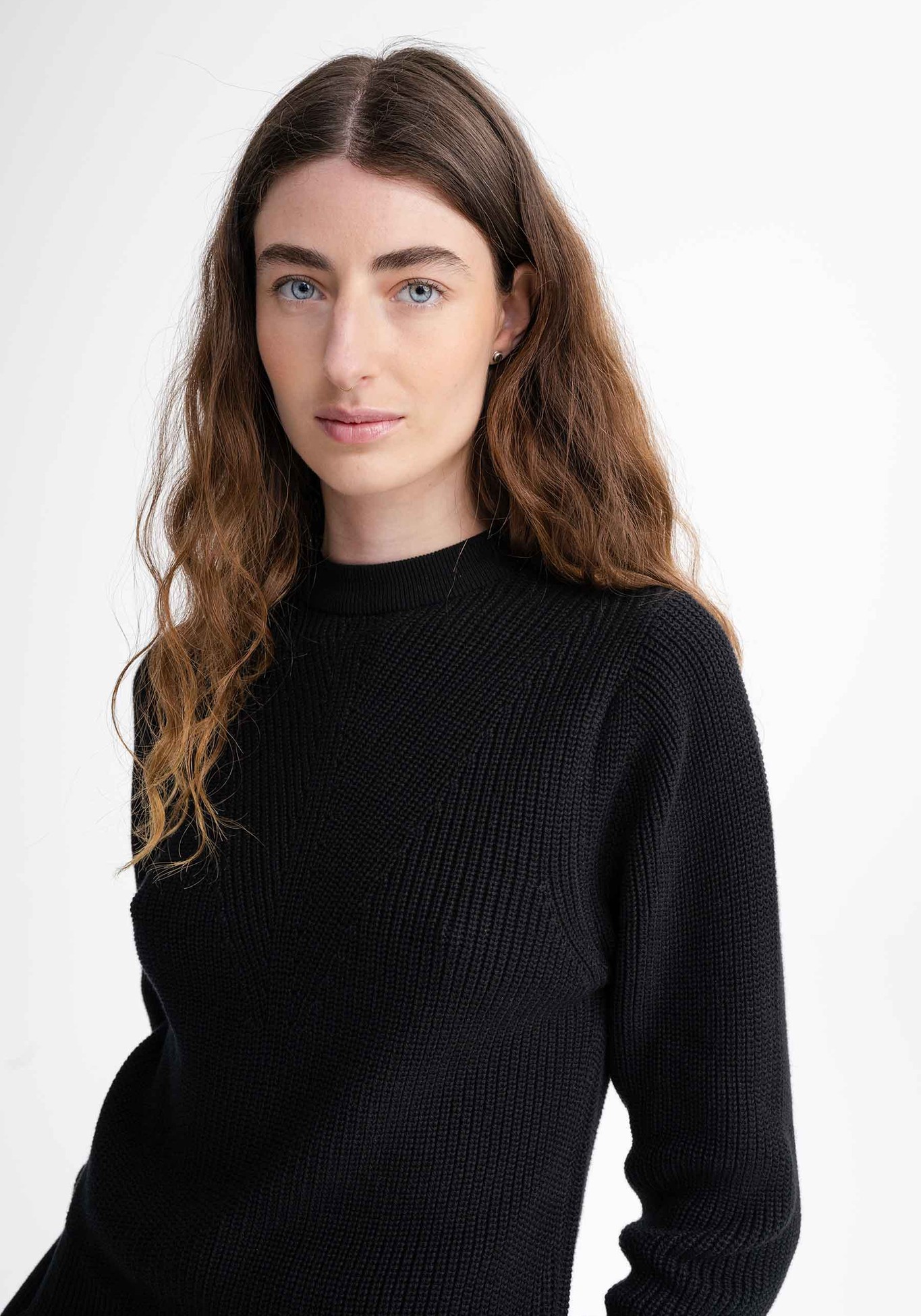 Mela Strickpullover Gauri Schwarz