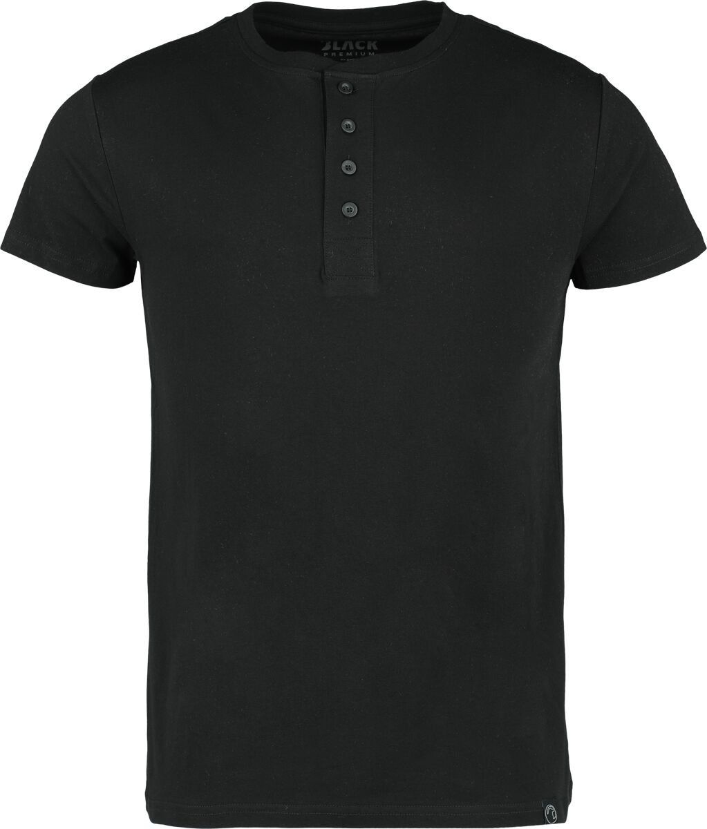 T-shirts Henley - Lot de 2 | Black Premium by EMP T-Shirt Manches courtes