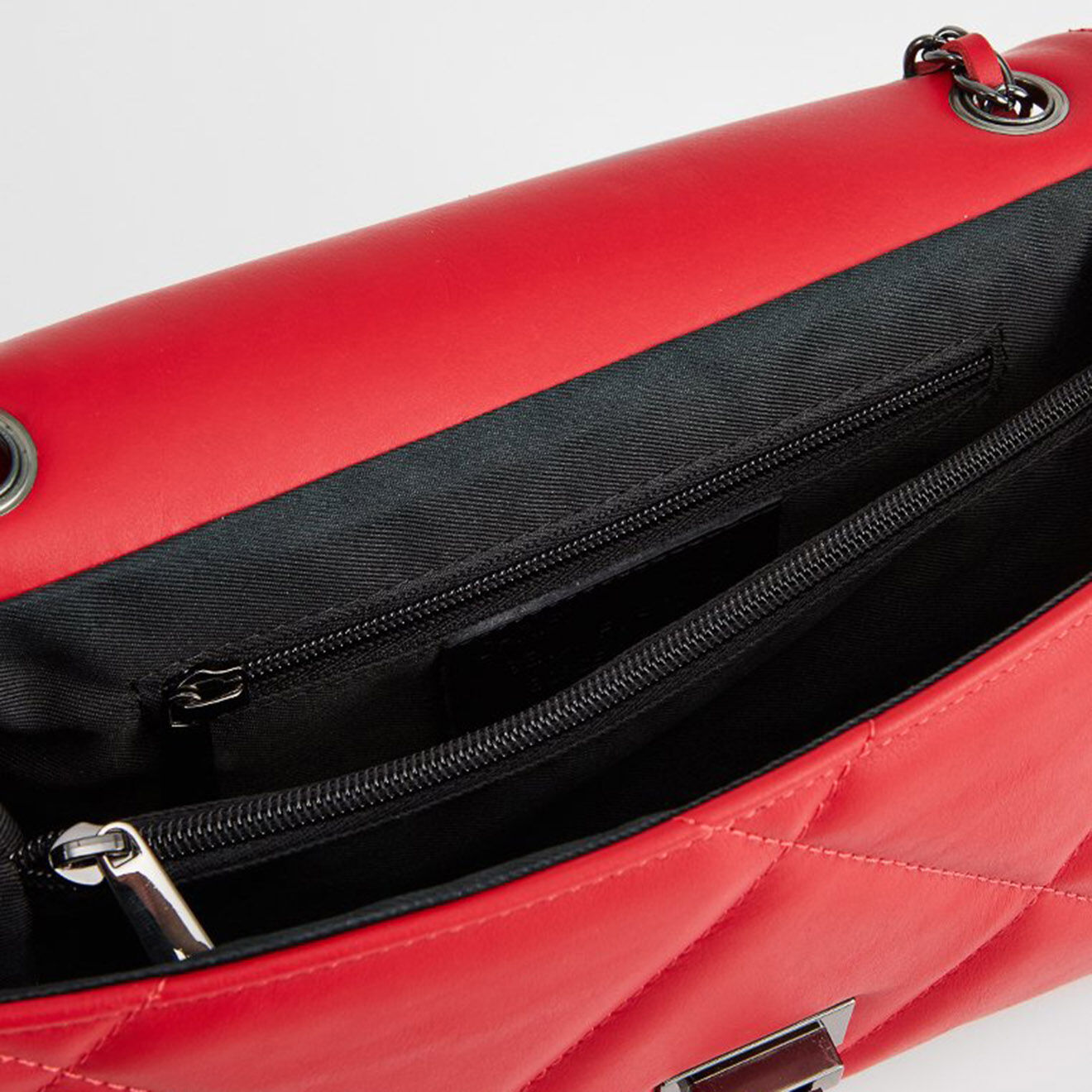 Christian Laurier Sac bandoulière en Cuir Lena rouge - 27x15x8 cm