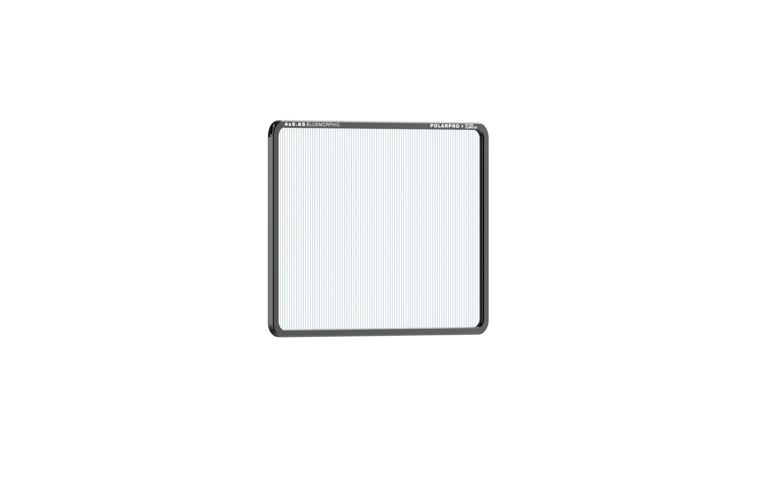 BlueMorphic 4x5.65 Filter – Motion Clubhouse Edition<br>Vollständig ummantelte Filter mit massgefertigten CNC-Aluminium-Rahmen