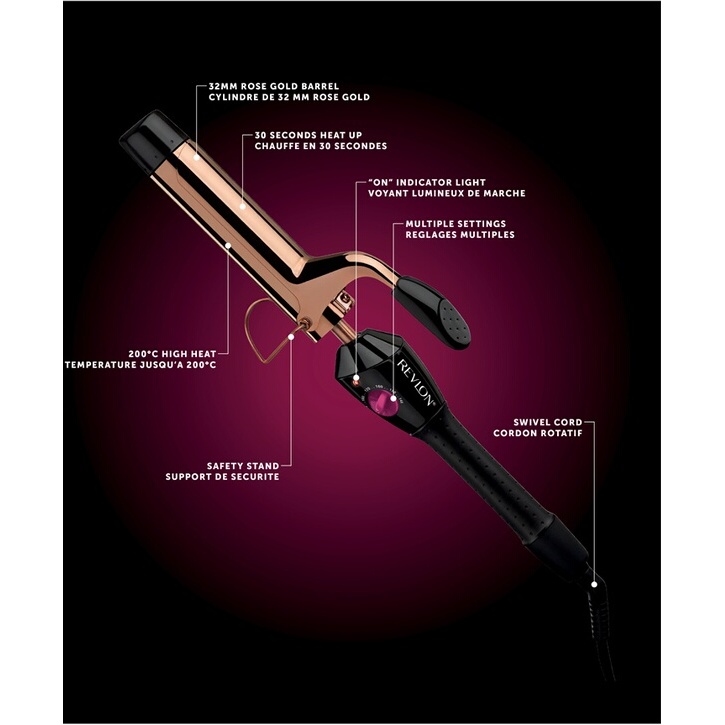 Fer à boucler Revlon FER A BOUCLER SALON COLLECTION PRO