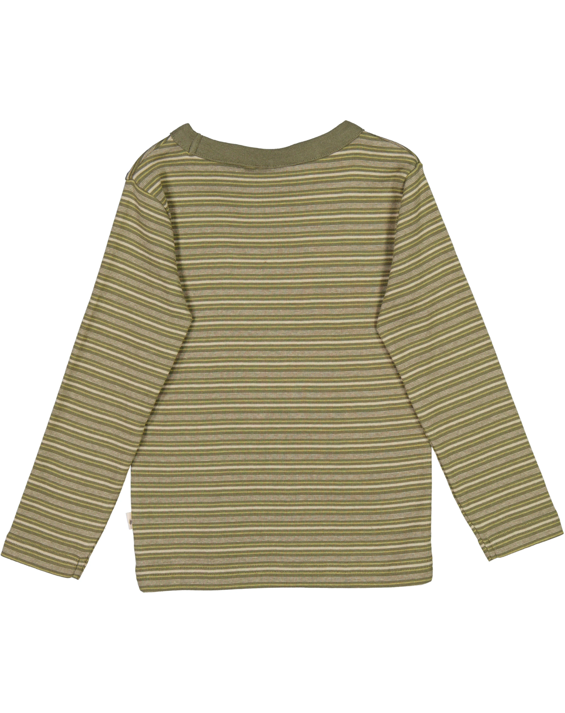 Langarmshirt LAI STRIPE in heather green