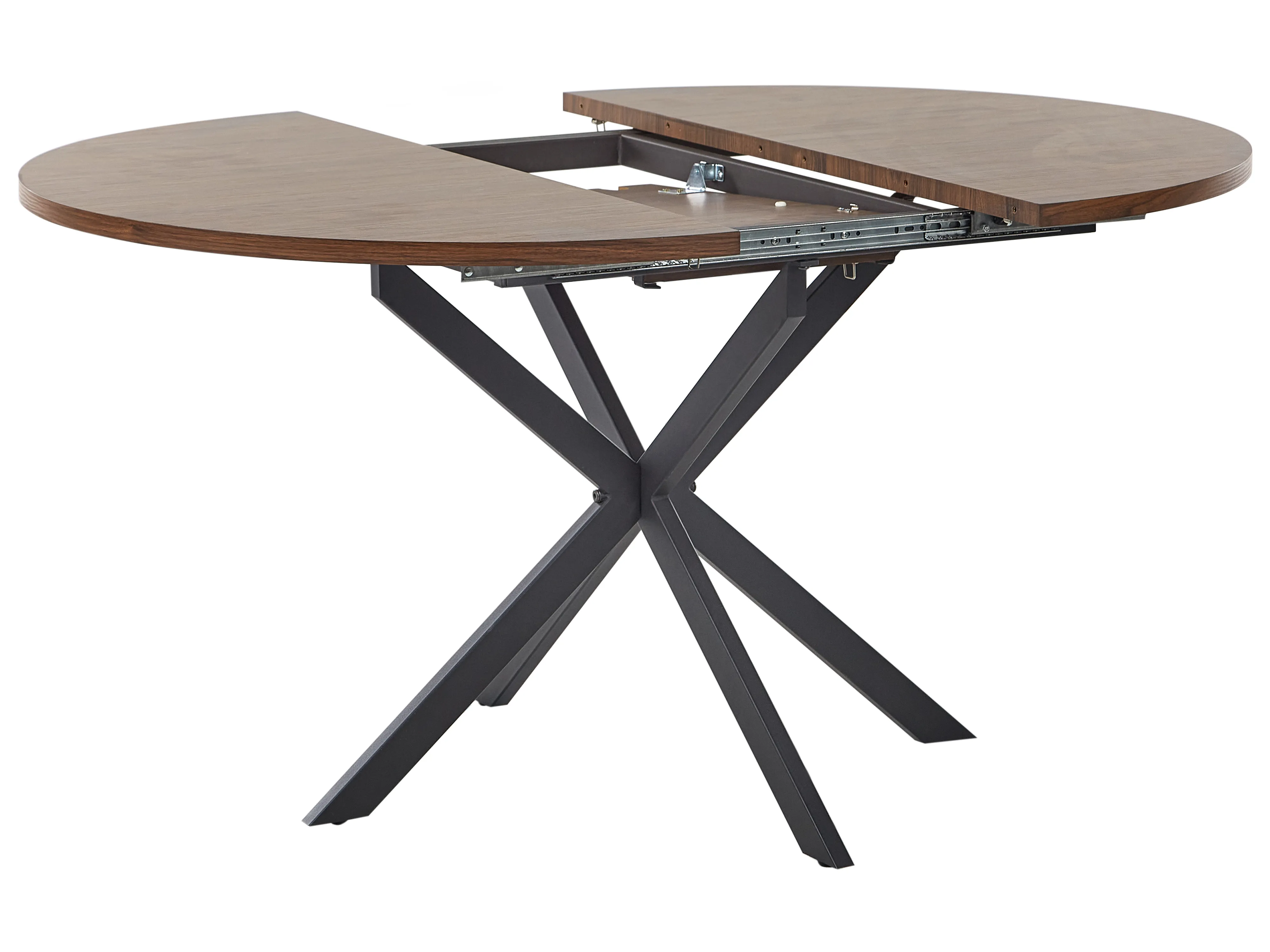 Eettafel uitschuifbaar FRIONA Donkerbruin 110 cm 110/140 cm