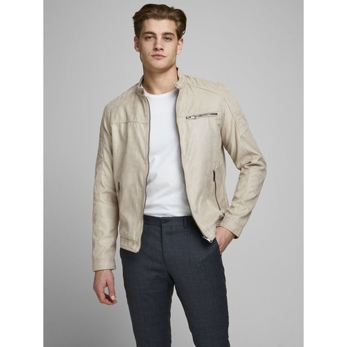Jack & Jones - 12147218 ROCKY FAKE SUEDE-STRING/FAKE SUEDE Beige