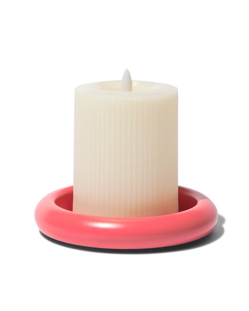 support pour bougie métal Ø13x2.2 corail