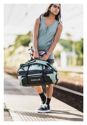 Sac de Transport Forclaz 30/40L Duffel 500 Extend Vert