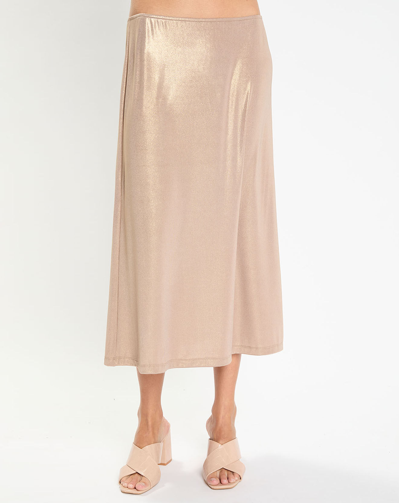 Lauren Vidal Jupe Glam marron/doré