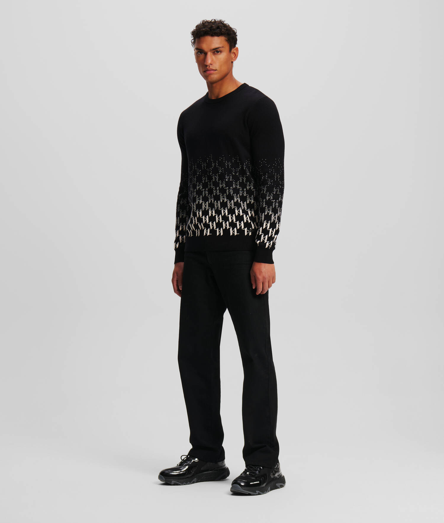 PULL EFFET DEGRADÉ KL MONOGRAM