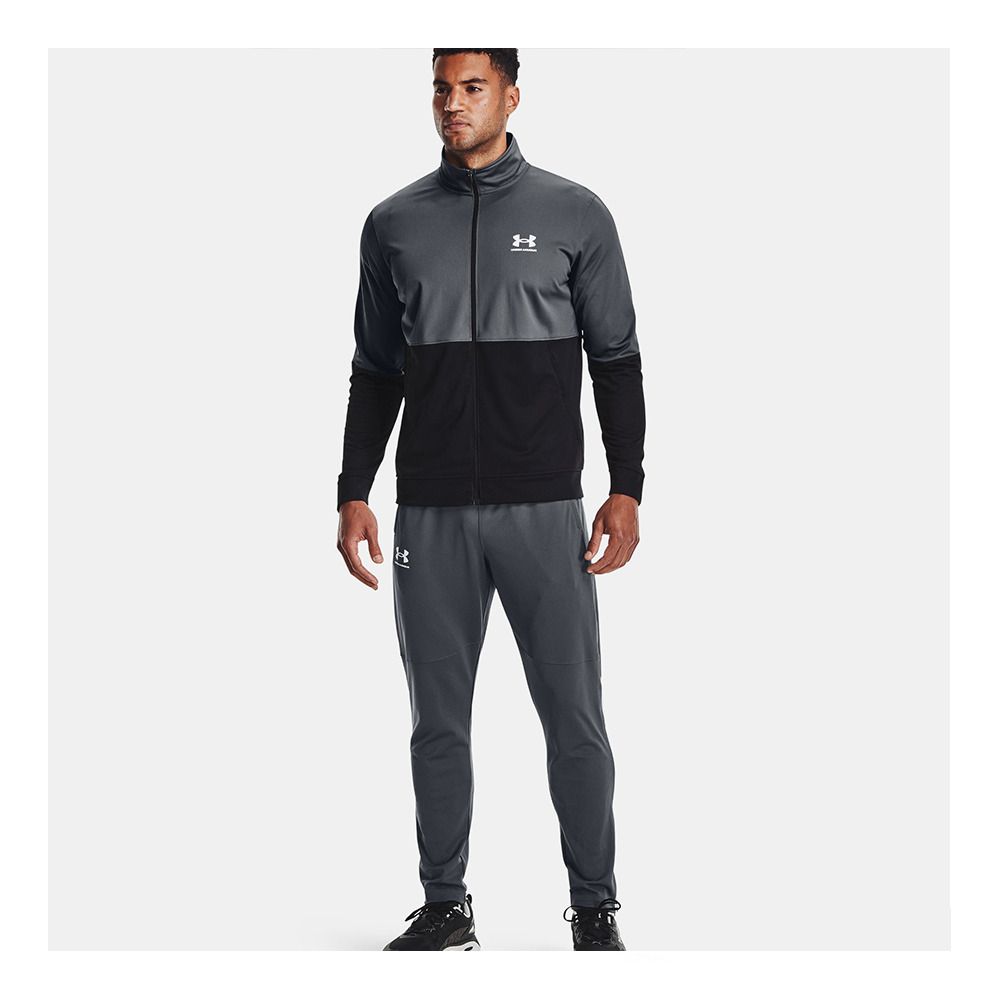 Under Armour PIQUE - Jogging Homme gray