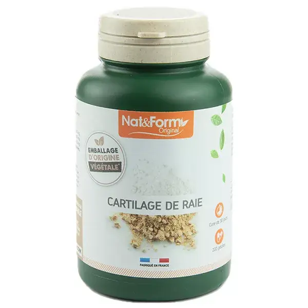Cartilagem Ray Original Nat & Form 200 cápsulas