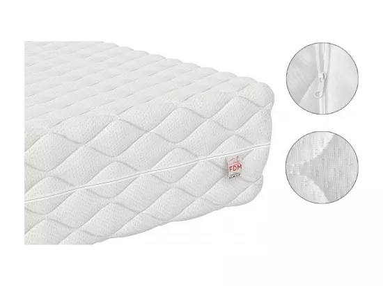Matelas Pikolatex - mousse HR - Latex - Epaisseur 9 cm 90 x 190 cm cm