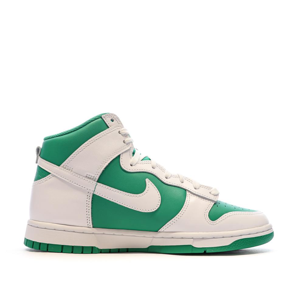 Nike Baskets Blanches/Vertes Homme Nike Dunk