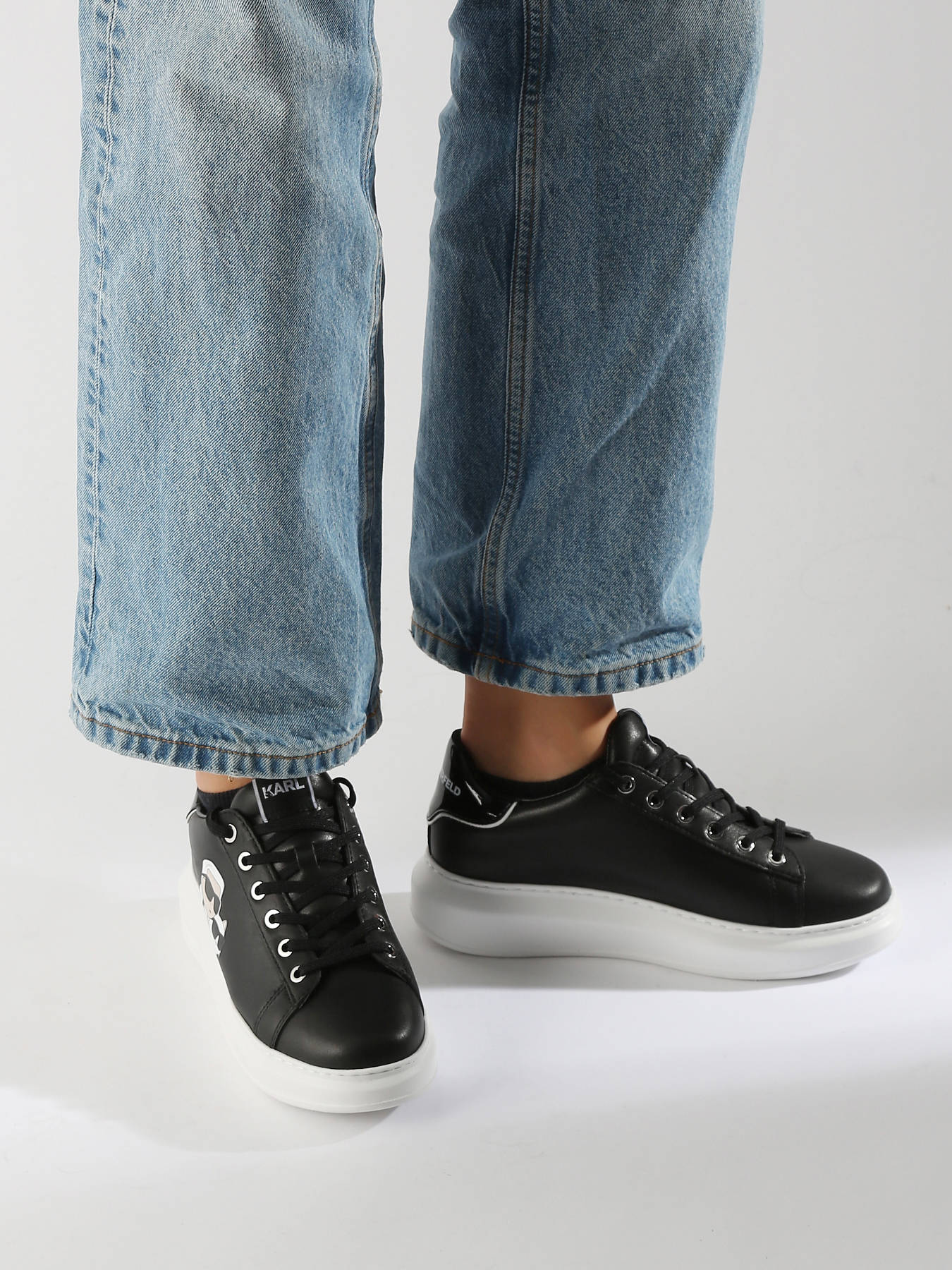 Sneakers Kapri Twin NFT en cuir KARL LAGERFELD