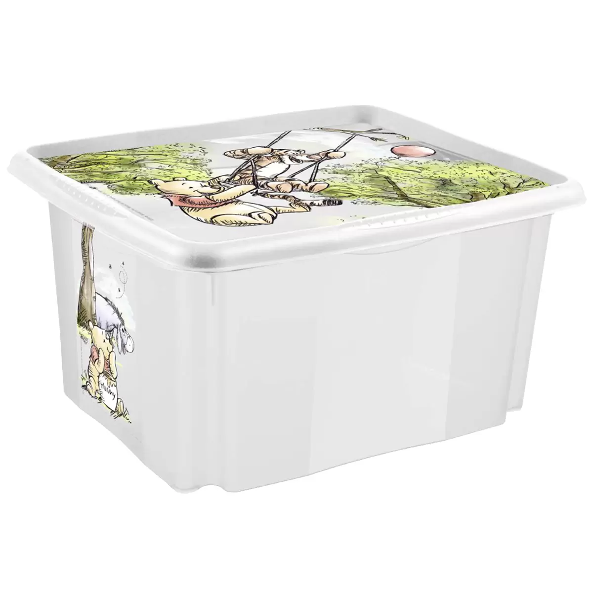 Aufbewahrungsbox 15L Karolina bunt,transparent