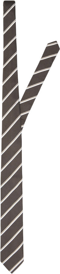 Selected Homme SLHLANE STRIPE TIE NOOS Chocolate torte