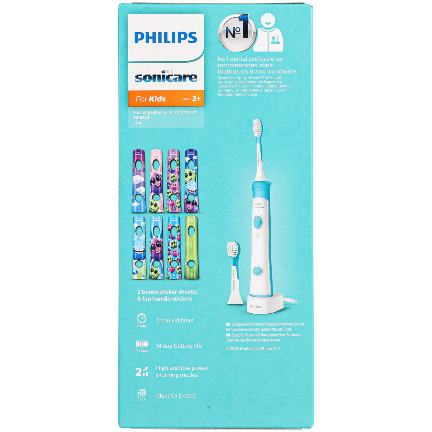 Philips Sonicare for Kids mit Sticker HX6322/04