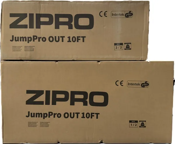 Zipro Trampolin med eksternt net 10FT 312cm   skopose