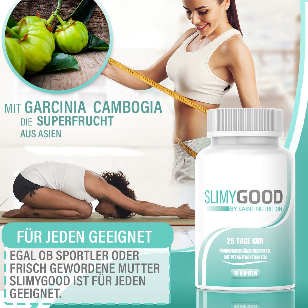 Saint Nutrition® | Slimygood | Kapseln zum Abnehmen