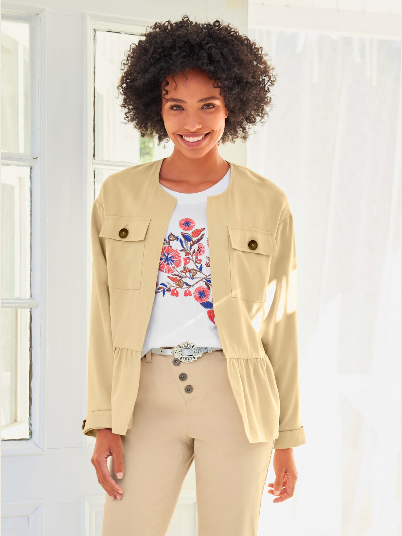 Blazer chemisier viscose