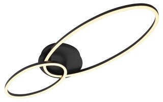 casaNOVA LED Deckenlampe VERSA schwarz
