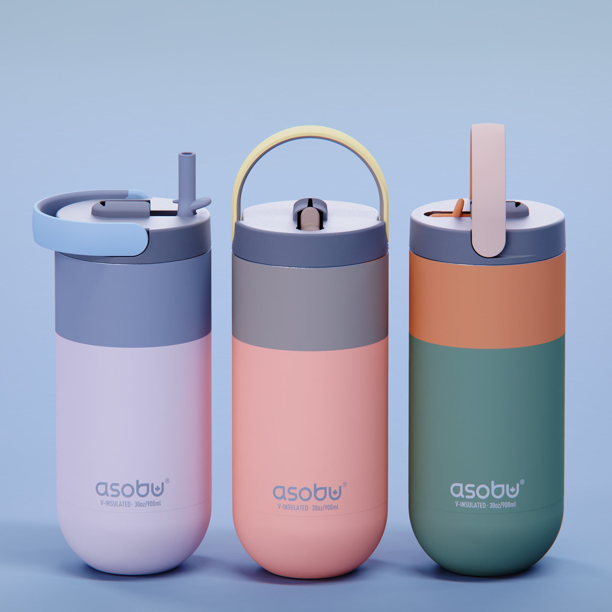 Asobu Trinkflaschen - Orbit - Pastel Blue