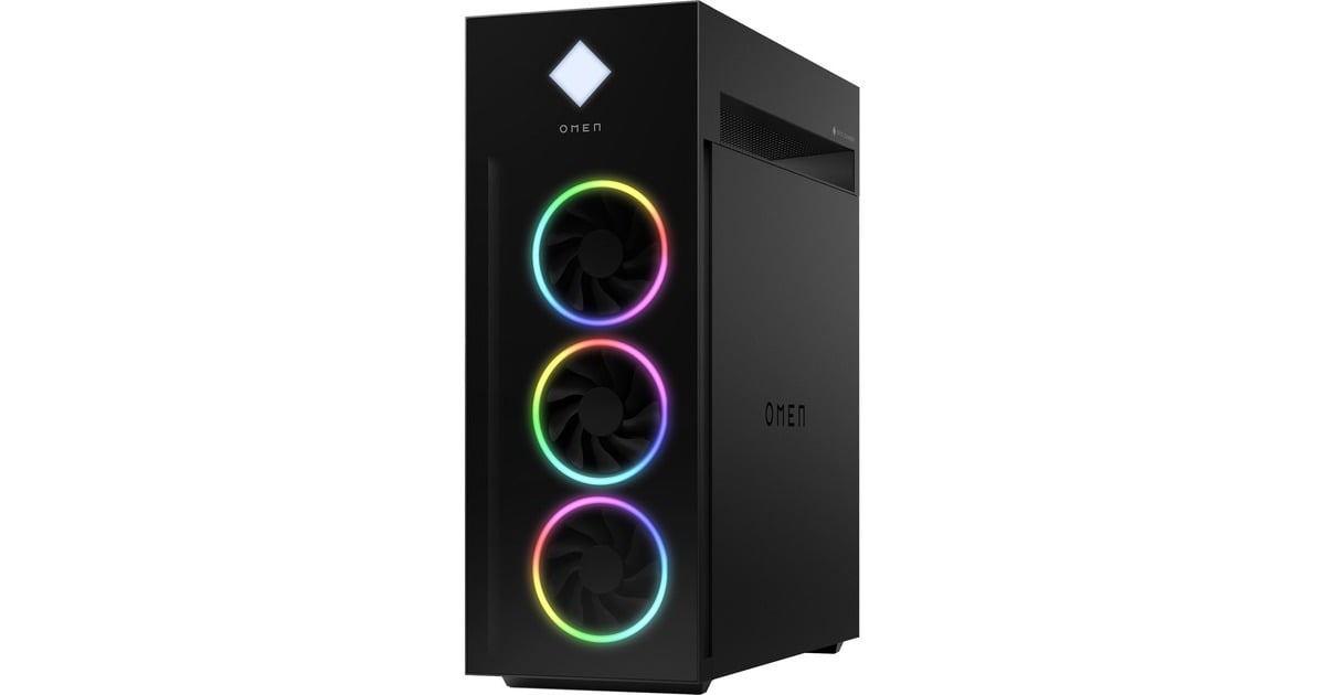HPOMEN by HP 45L Gaming Desktop GT22- 3225nd  (Zwart | Ultra 9 285K | RTX 5090 | 64 GB | 2 TB + 1 TB SSD)