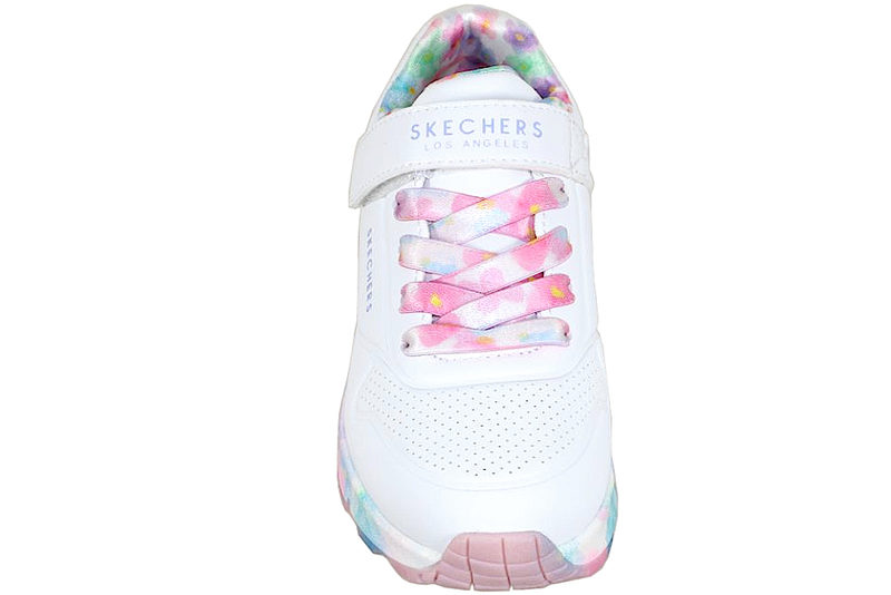 SKECHERS UNO GEN1 - FRESH BLOOMS WHITE SNEAKER