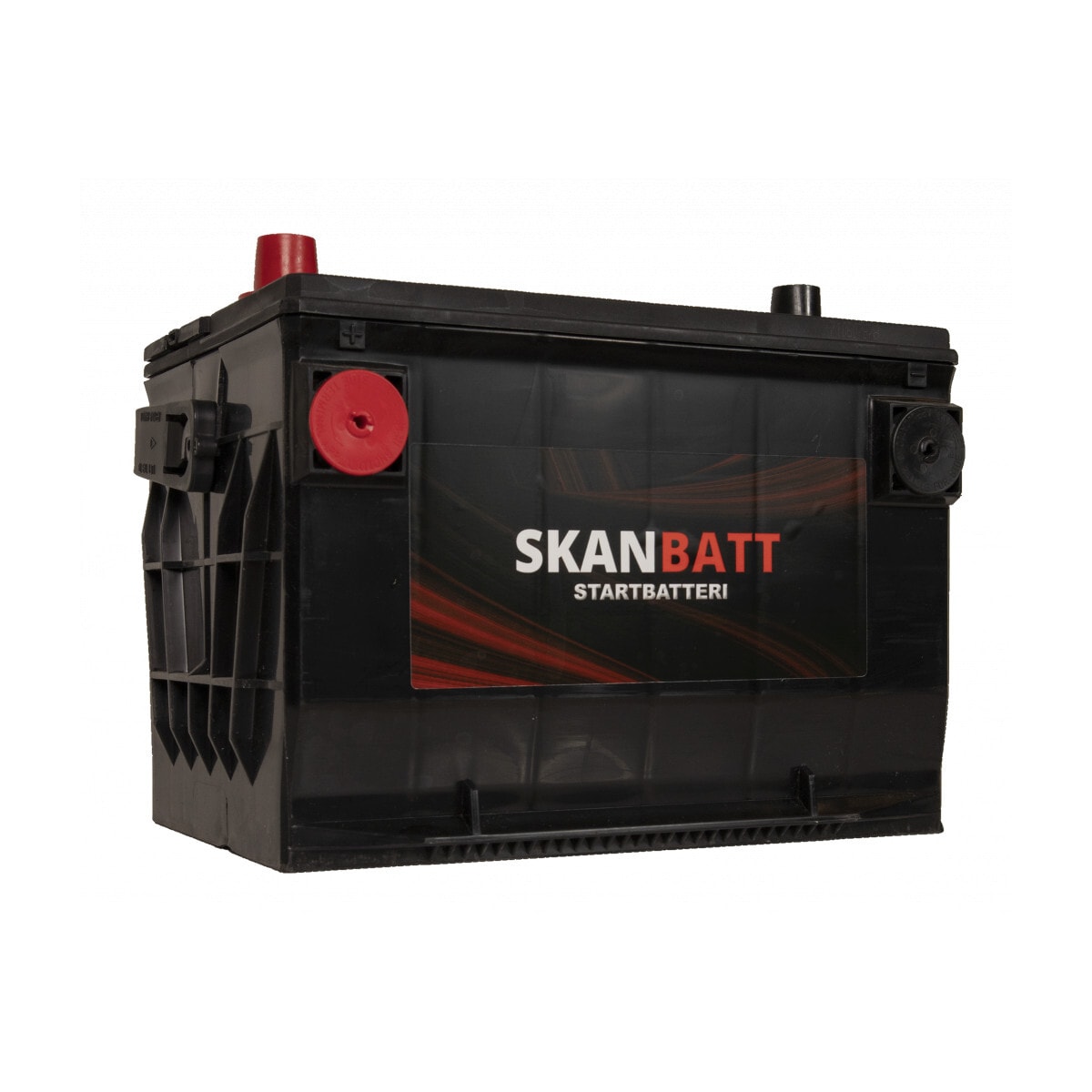 SKANBATT Startbatteri 12V 80AH 800CCA (260x179x180/207mm) +venstre