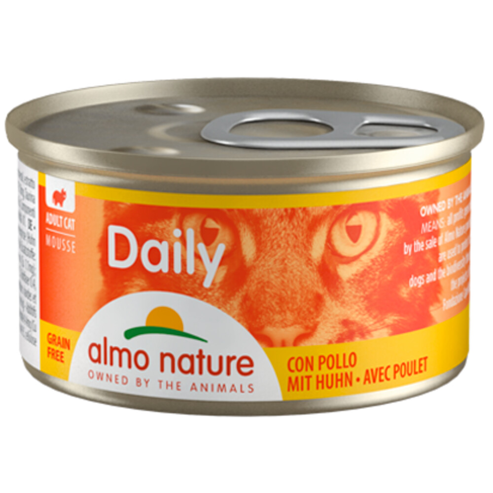 Almo Nature Daily Menu Mousse Kattenvoer Nat Kip85 gr