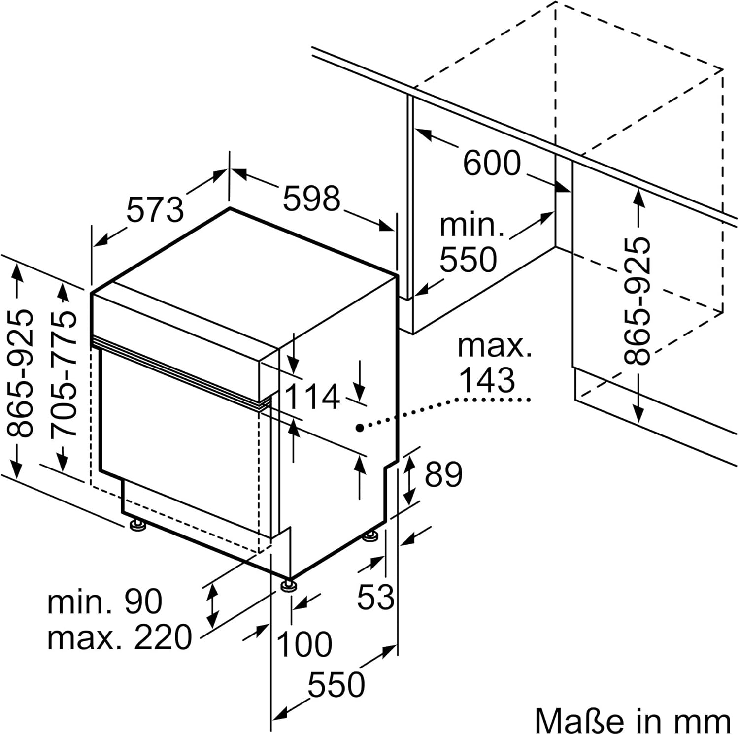 Siemens SX53ES22CE, iQ300 Smarter Geschirrspüler, Teilintegrierte Spülmaschine, XXL, 60 cm, Made in Germany, Besteckschublade, Auto. Türöffnung am Programmende, Besonders leise, varioSpeed, aquaStop