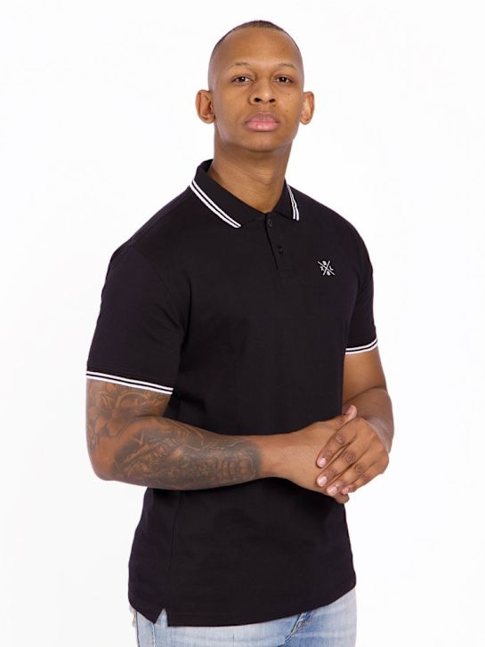 Black Box Polo-Shirt Schwarz