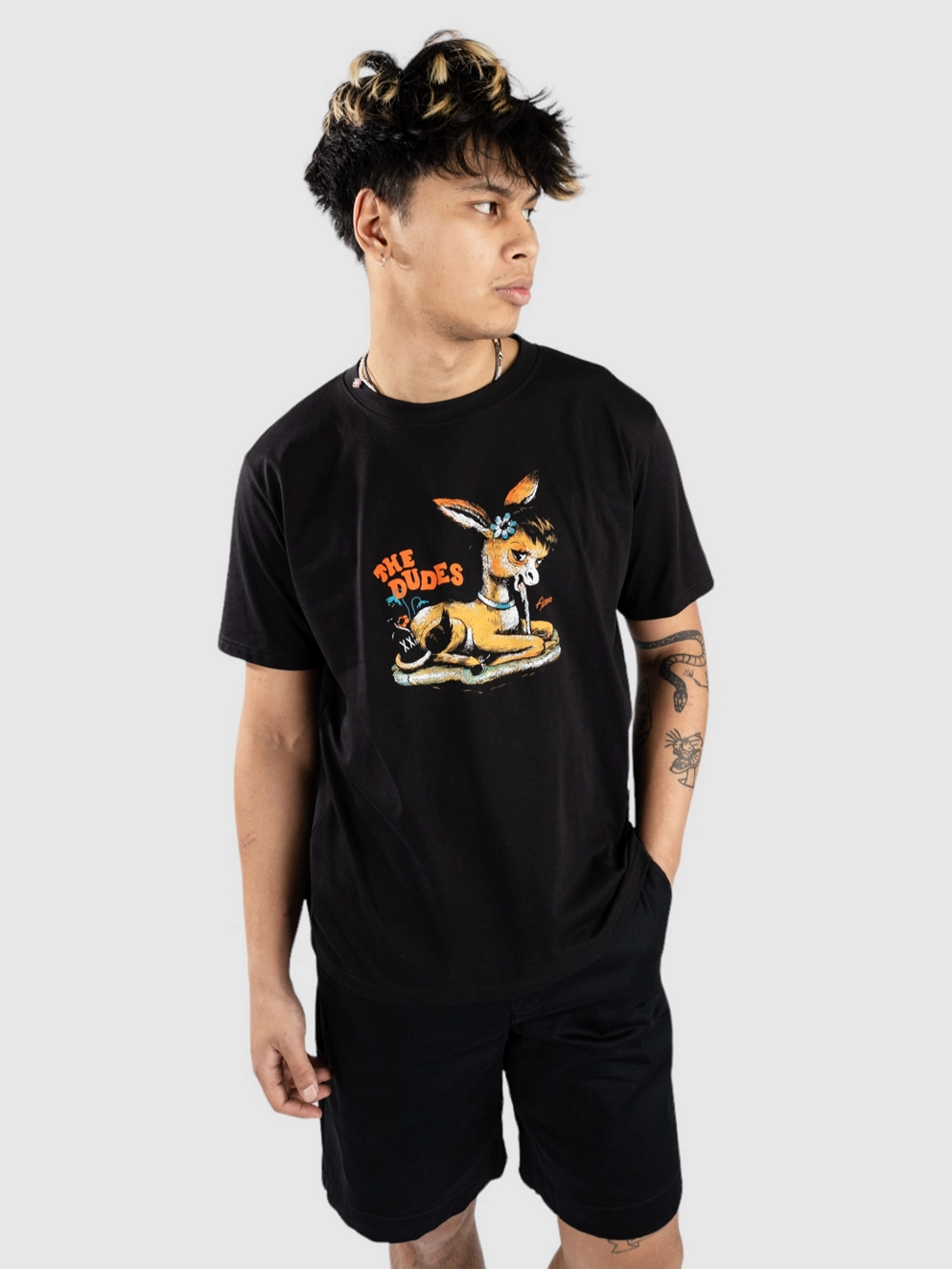The Dudes Healthy T-Shirt black