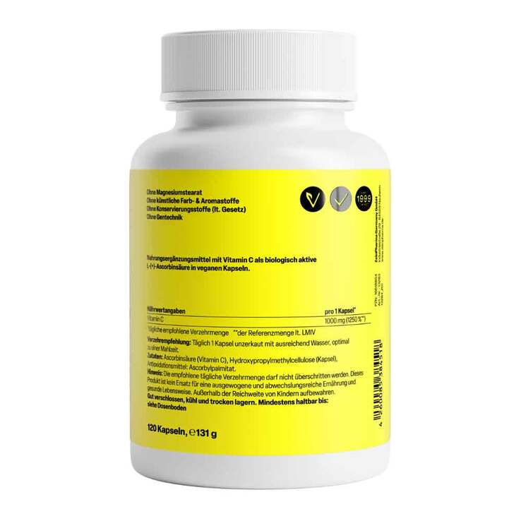 Vitamin C 1000 mg Zeinpharma Kapseln, 120 St