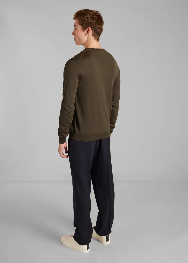 Pull col rond en laine mérinos L'Exception Paris