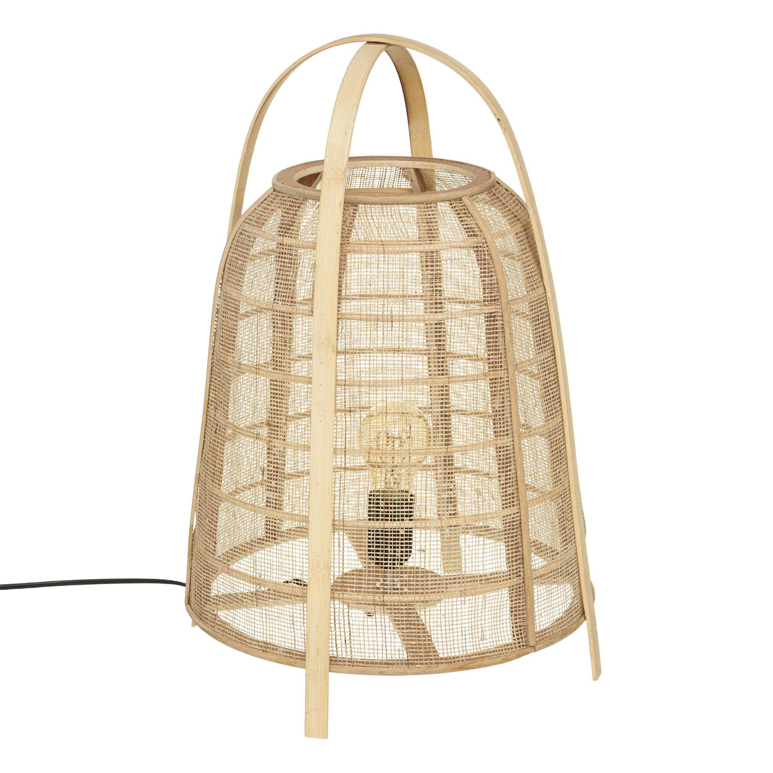 LAMPE CARMEN NATUREL H.49CM
