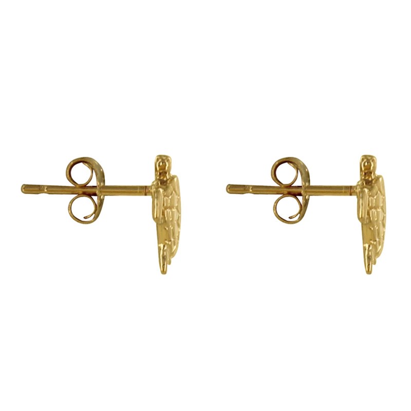 Boucles d'Oreilles Plaqué Or Tortue des Galapagos