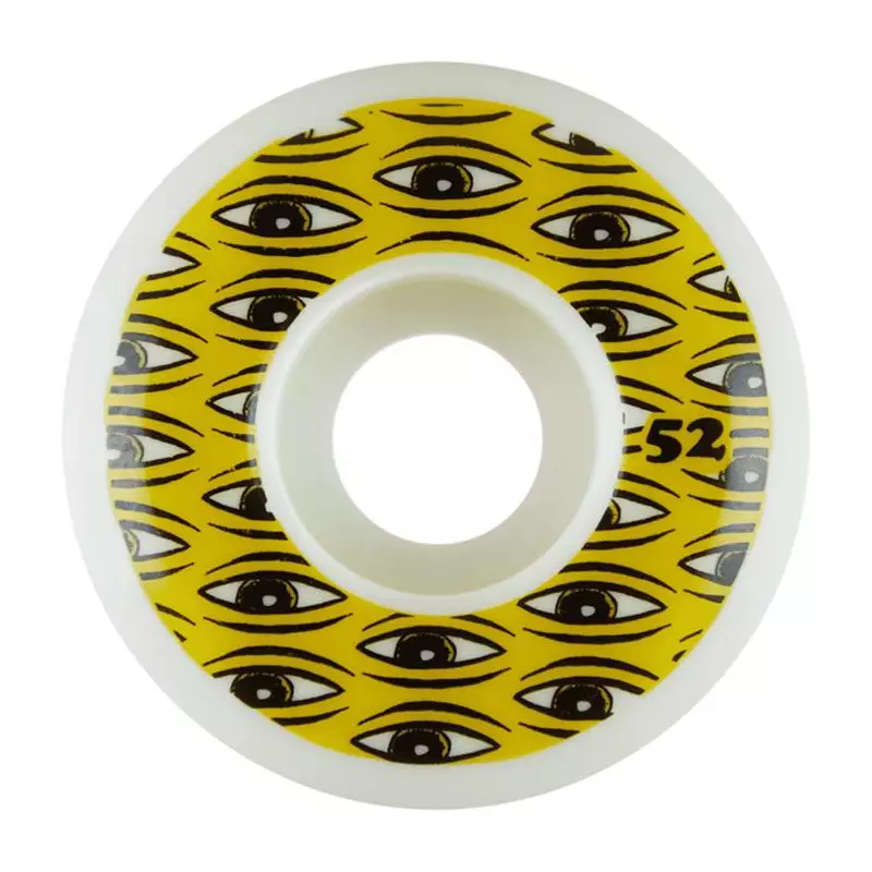 Roues skate TOY MACHINE (x4) All Seeing Blanc 100A 52mm
